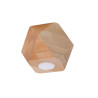 Lampada da soffitto WOODY 1 in legno naturale