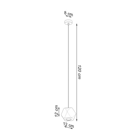 Lampada a sospensione WOODY in legno naturale