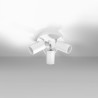 Lampada a soffitto RING 3P bianco