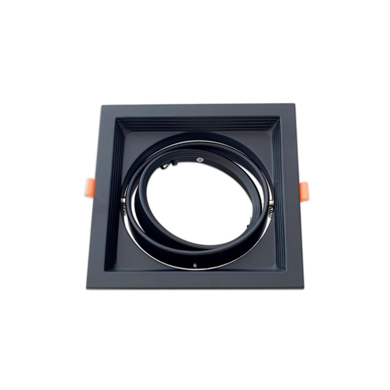 Verstellbarer Rahmen für AR111 schwarze Farbe
