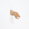 Candeeiro de parede RING branco com um interruptor