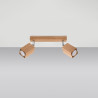 Varnished wall lamp PONTIUS white gloss