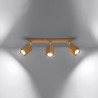 Varnished wall lamp GLOBE white gloss