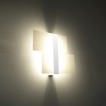Lampada da parete MASSIMO bianco