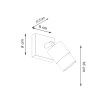 Candeeiro de tecto CIRCLE 4 branco