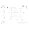 Ceiling lamp SUNDE 13 white