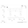 Ceiling lamp SUNDE 15 white