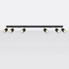 Ceiling lamp SUNDE 11 black