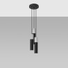 Ceiling lamp NERO 4 black/chrome