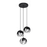 Lampe pendante TULOS 3P noir