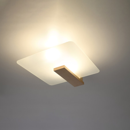 Lampada da soffitto LAPPO in legno naturale