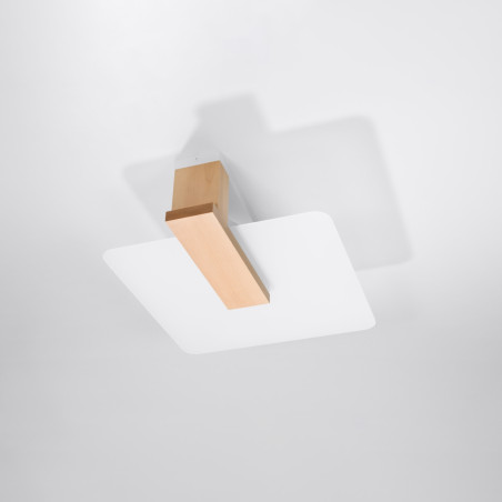 Lampada da soffitto LAPPO in legno naturale