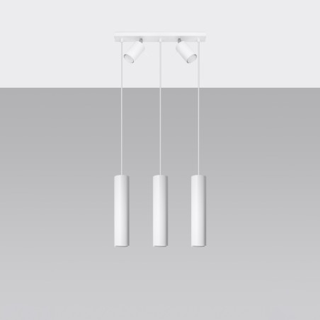 Lampada a sospensione RING 3 bianco