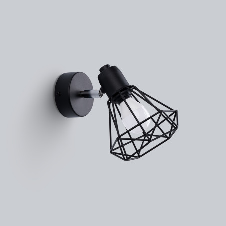 Lampada da parete ARTEMIS 1 nero