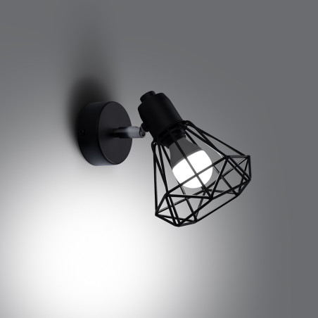 Lampada da parete ARTEMIS 1 nero