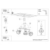 Ceiling lamp LAPPO white