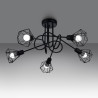 Candelabro ARTEMIS 5S preto
