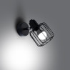 Lampe suspendue SULA 1 en bois naturel