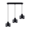 Lampe suspendue SAVAR 3 noir