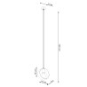 Ceiling lamp FORNES 3 black