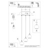 Ceiling lamp LEMMI 2 black