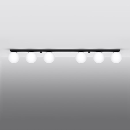 Lampada da soffitto YOLI 6 nero