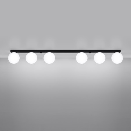 Lampada da soffitto YOLI 6 nero