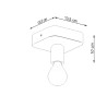 Lampada da soffitto TAVO 1
