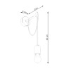 Plafonnier YOLI 2 blanc