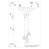 Ceiling lamp YOLI 6 white