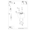 Pendant lamp SUBA 4L black