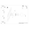 Lampe suspendue PASTELO 5L or