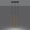 Lampe pendante PASTELO 3L or poli