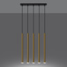 Lampe pendante PASTELO 5L or poli