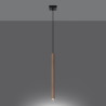 Lampada a sospensione PASTELO 1 legno