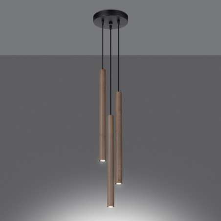 Pendelleuchten PASTELO 3P holz