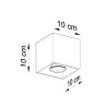 Ceiling lamp DIO white LED