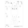 Ceiling lamp DIO white LED