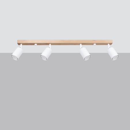 Candeeiro de teto VERDO 4 branco