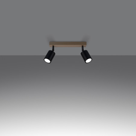 Candeeiro de teto VERDO 2 preto