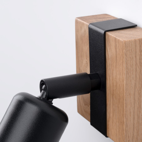 Candeeiro de parede ZUCA preto