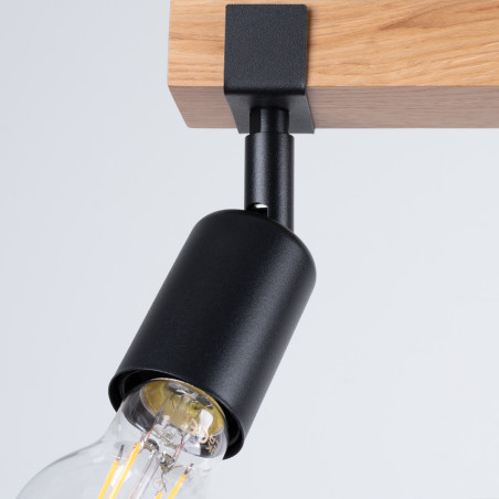 Lampada da soffitto ZUCA 3 nero