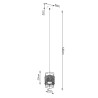 Ceiling lamp MIKA grey