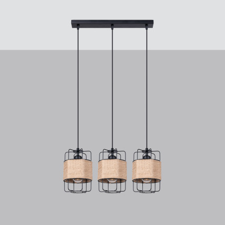 Lampada a sospensione GIZUR 3L