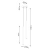 Ceiling lamp VERDO 3P white