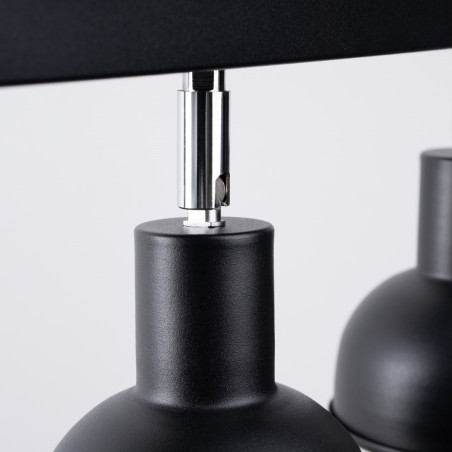 Lampada a soffitto ELBA 3 nero