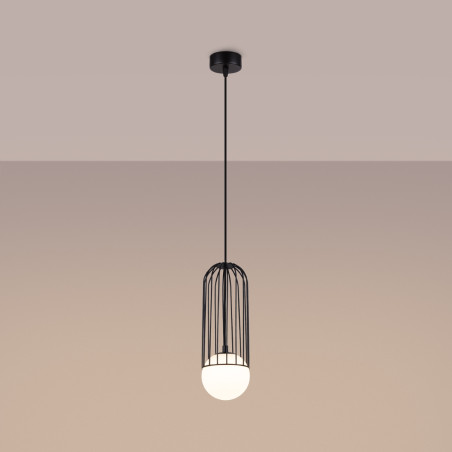 Pendant lamp BRINA 1 black