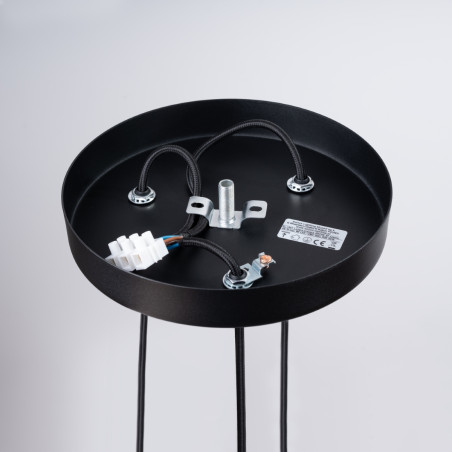 Lámpara colgante ARCHE 3P negra