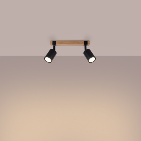 Candeeiro de teto FAGER 2 preto