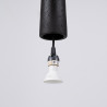 Lampe suspendue ELECTRA béton noir